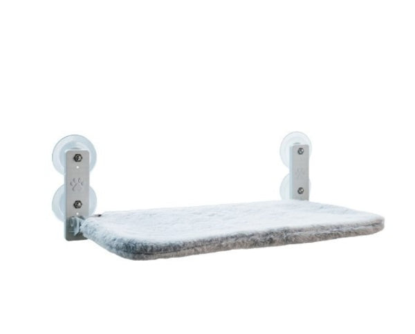 Cordless Foldable Cat Window Perch – Suction Cup Mounted Elevated Hammock Bed for Indoor Cats (No Drilling Required)