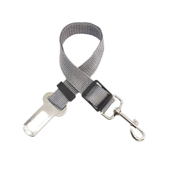 Adjustable Dog Car Seat Belt – Telescopic Pet Safety Tether for Vehicle Travel