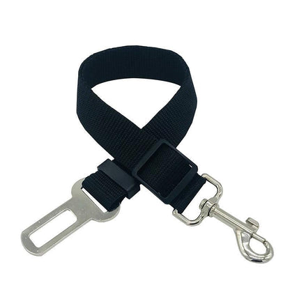 Adjustable Dog Car Seat Belt – Telescopic Pet Safety Tether for Vehicle Travel