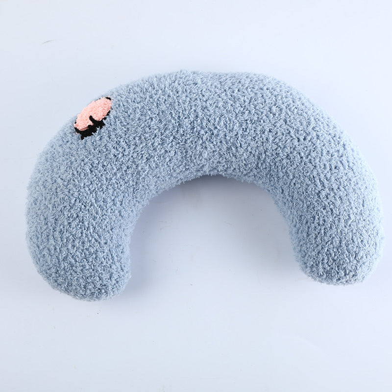 Cozy Pet Neck Pillow — U-Shaped Sleep Support for Cats & Small Dogs