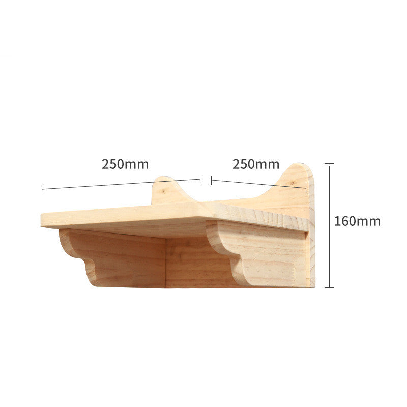 Wall-Mounted Cat Climbing Frame – Solid Wood Floating Cat Shelves & Ladder for Indoor Cats