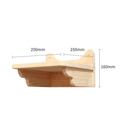 Wall-Mounted Cat Climbing Frame – Solid Wood Floating Cat Shelves & Ladder for Indoor Cats