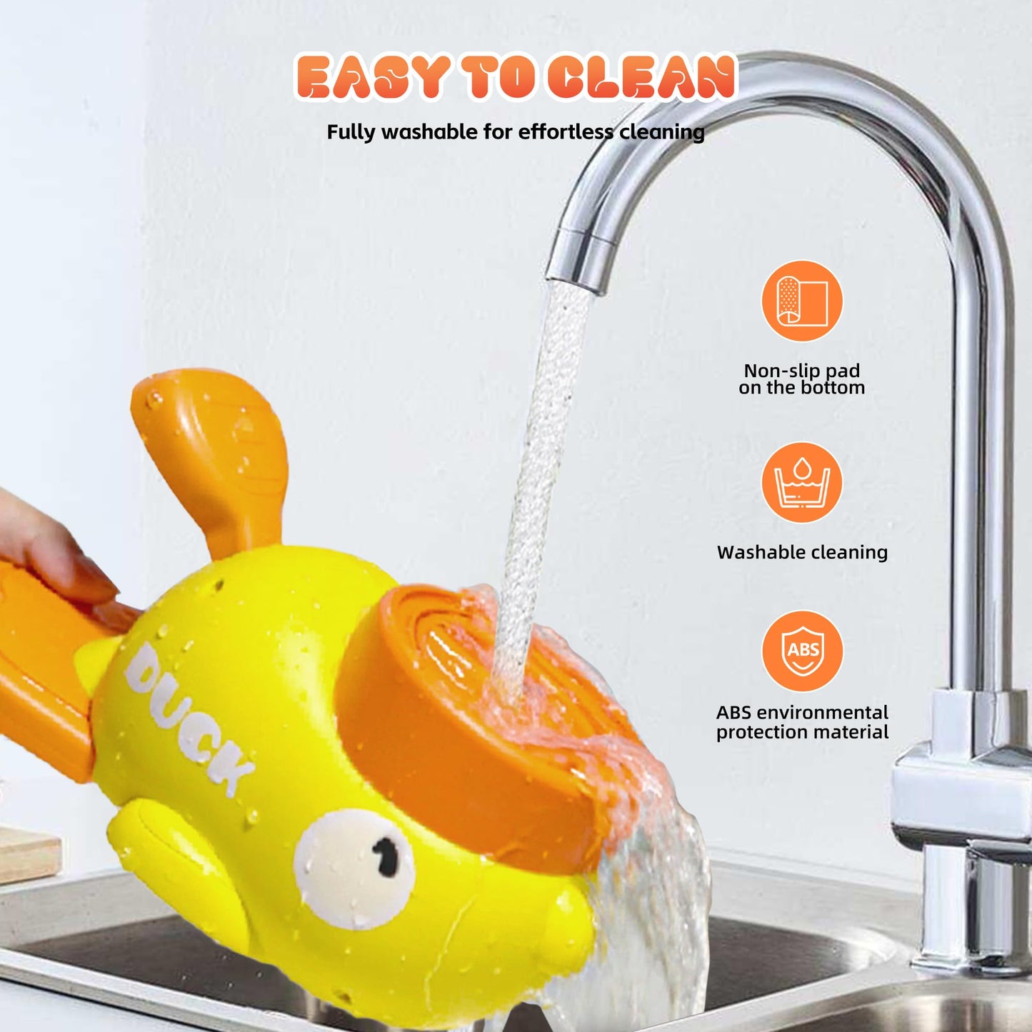 Interactive Duck Treat Dispenser Cat Toy – Slow Feeder Puzzle Toy for Mental Stimulation (Indoor Cats)
