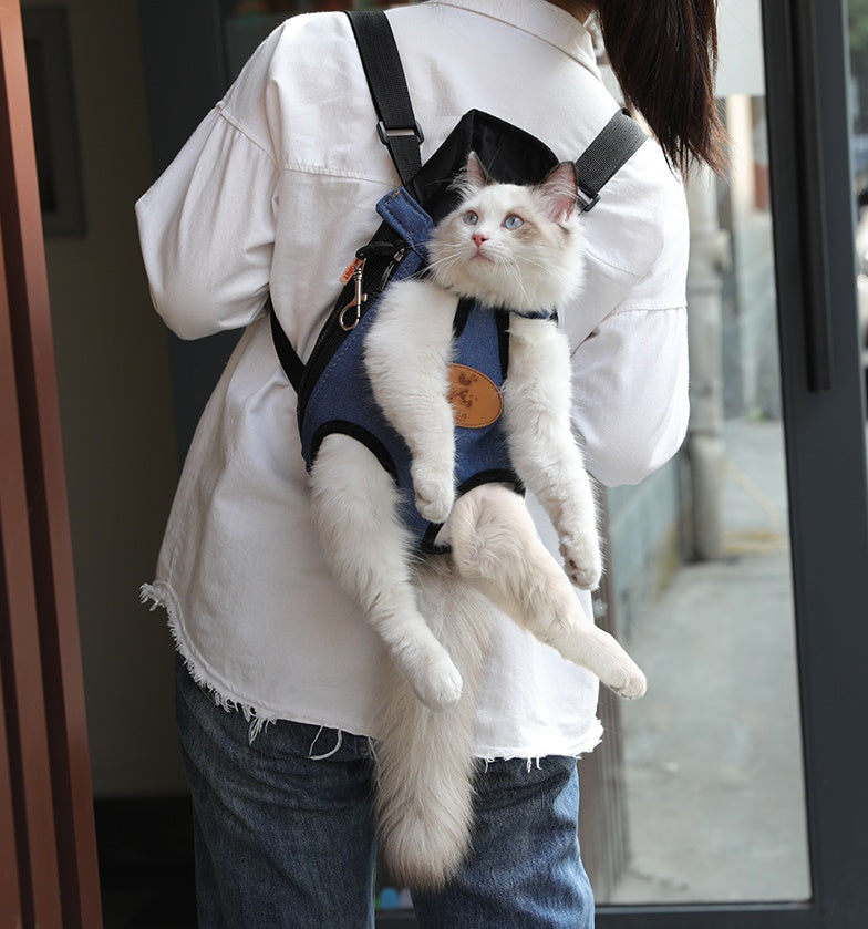 Cat Carrier Vest – Hands-Free Wearable Pet Sling for Indoor & Outdoor Use