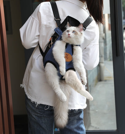 Cat Carrier Vest – Hands-Free Wearable Pet Sling for Indoor & Outdoor Use
