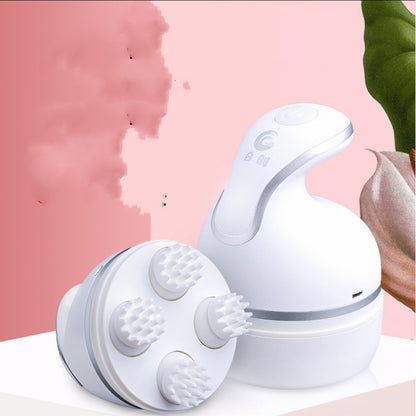 Electric Pet Head & Body Massager – Multifunctional Relaxing Massage Device for Cats & Small Dogs