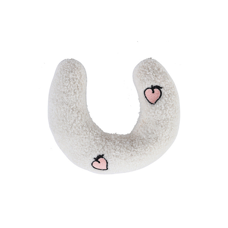 Cozy Pet Neck Pillow — U-Shaped Sleep Support for Cats & Small Dogs