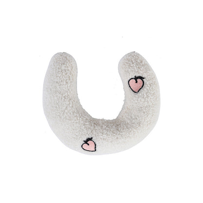 Cozy Pet Neck Pillow — U-Shaped Sleep Support for Cats & Small Dogs