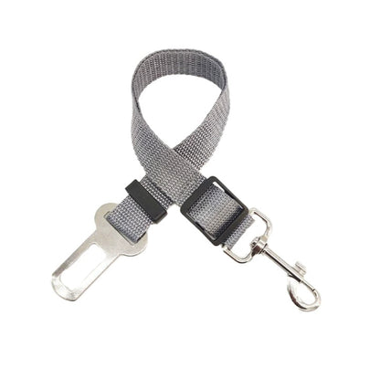 Adjustable Dog Car Seat Belt – Telescopic Pet Safety Tether for Vehicle Travel